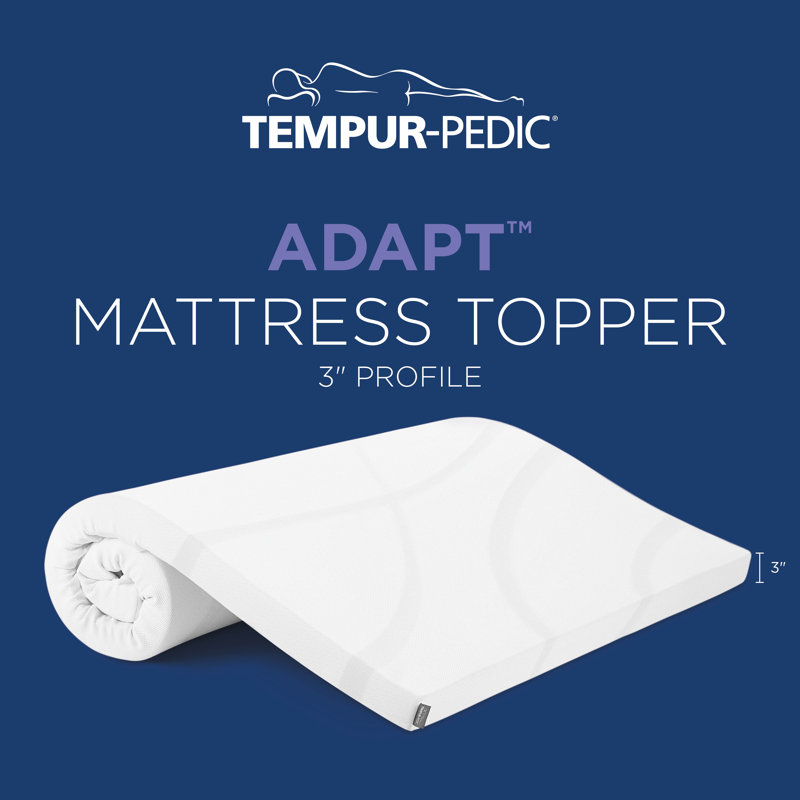 TempurPedic TEMPURAdapt 3" Memory Foam Mattress Topper & Reviews Wayfair